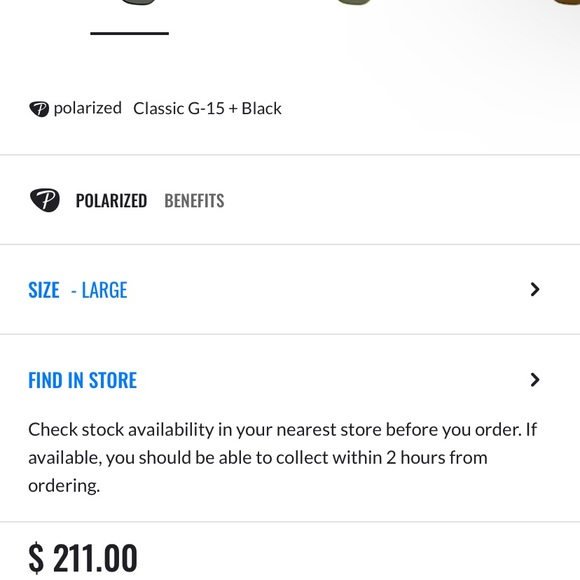 Polarized hexagon black ray ban sunglasses - Picture 3 of 3